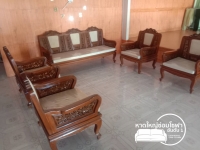 4906.jpg - หุ้มผ้าโซฟาไม้พร้อมเบาะรองนั่ง | https://hatyaisofa.com