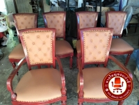 81374_0.jpg - หุ้มหนังเก้าอี้ทานข้าว จำนวน 6 ตัว | https://hatyaisofa.com